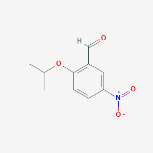 molecular formula C10H11NO4 B1313369 2-异丙氧基-5-硝基苯甲醛 CAS No. 166263-27-0