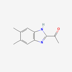 1-(5,6-Dimethyl-1H-benzimidazol-2-yl)ethanone