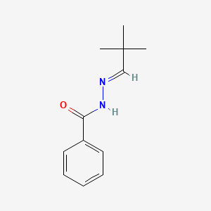 molecular formula C12H16N2O B1313374 N'-[(1E)-2,2-dimethylpropylidene]benzohydrazide CAS No. 372960-11-7