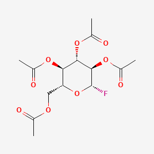 molecular formula C14H19FO9 B1313385 beta-D-Glucopyranosyl fluoride tetraacetate CAS No. 2823-46-3