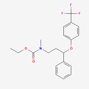Ethyl methyl(3-phenyl-3-(4-(trifluoromethyl)phenoxy)propyl)carbamate