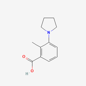2-methyl-3-pyrrolidin-1-yl-benzoic Acid