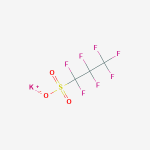 molecular formula C3F7KO3S B13134003 Potassium heptafluoropropanesulfonate 