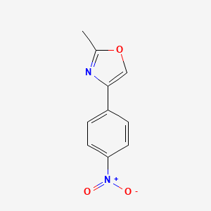 2-Methyl-4-(4-nitrophenyl)oxazole