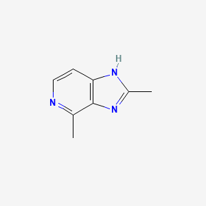 molecular formula C8H9N3 B13134115 2,4-Dimethyl-3h-imidazo[4,5-c]pyridine 