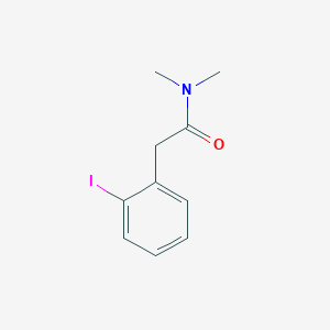 molecular formula C10H12INO B1313413 2-(2-Iodophenyl)-N,N-dimethylacetamide CAS No. 75117-26-9