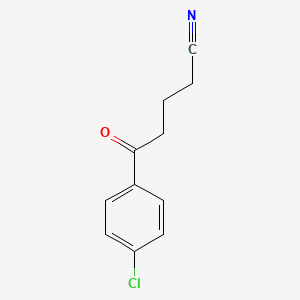 molecular formula C11H10ClNO B1313417 5-(4-Chlorophenyl)-5-oxovaleronitrile CAS No. 54959-85-2