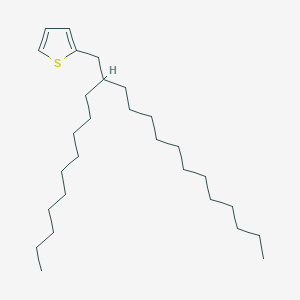 molecular formula C28H52S B13134179 Thiophene,2-(2-decyltetradecyl)- 