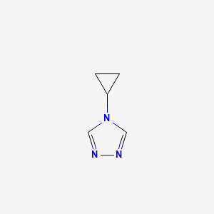 molecular formula C5H7N3 B1313419 4-Cyclopropyl-4H-[1,2,4]triazole CAS No. 36175-35-6
