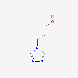 molecular formula C5H9N3O B1313420 3-(4H-1,2,4-三唑-4-基)丙醇 CAS No. 27106-94-1