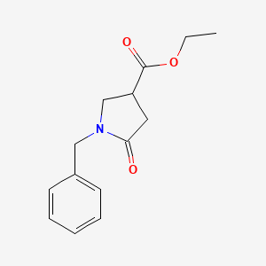 molecular formula C14H17NO3 B1313430 Ethyl 1-benzyl-5-oxopyrrolidine-3-carboxylate CAS No. 5733-87-9