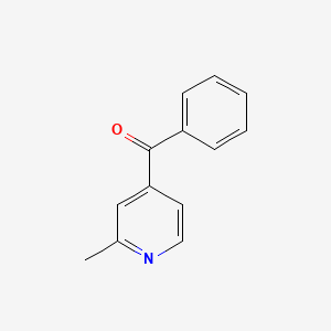 molecular formula C13H11NO B1313437 4-Benzoyl-2-methylpyridine CAS No. 59576-25-9