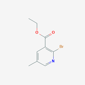 molecular formula C9H10BrNO2 B1313444 2-溴-5-甲基烟酸乙酯 CAS No. 65996-16-9