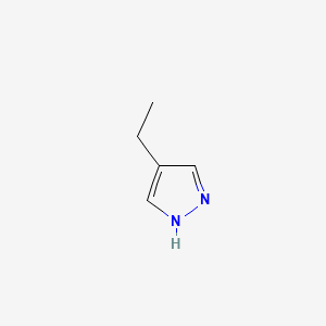 molecular formula C5H8N2 B1313454 4-ethyl-1H-pyrazole CAS No. 17072-38-7
