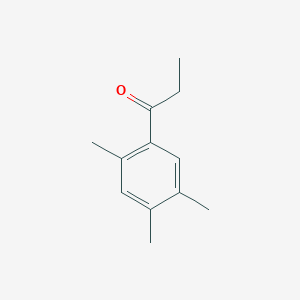 molecular formula C12H16O B1313458 1-(2,4,5-Trimethylphenyl)propan-1-one CAS No. 71209-72-8