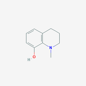 molecular formula C10H13NO B1313469 1,2,3,4-Tetrahydro-1-methyl-8-quinolinol CAS No. 5080-60-4