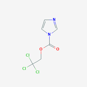 molecular formula C6H5Cl3N2O2 B1313470 2,2,2-Trichloroethyl 1H-imidazole-1-carboxylate CAS No. 70737-50-7
