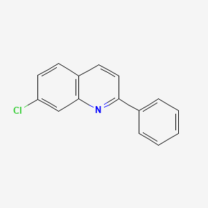 molecular formula C15H10ClN B1313479 7-Chloro-2-phenylquinoline CAS No. 61687-26-1