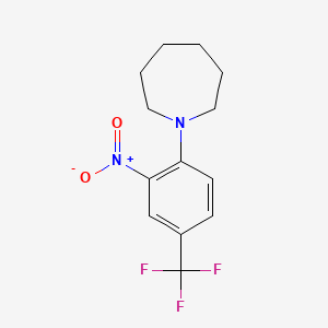 1-(2-Nitro-4-(trifluoromethyl)phenyl)azepane
