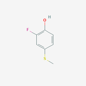molecular formula C7H7FOS B131349 2-Fluoro-4-(methylthio)phenol CAS No. 140220-05-9