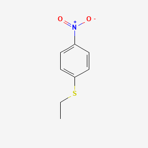 molecular formula C8H9NO2S B1313491 1-(Ethylthio)-4-nitrobenzene CAS No. 7205-60-9