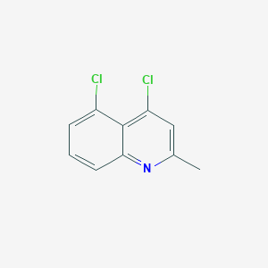 molecular formula C10H7Cl2N B1313494 4,5-Dichloro-2-methylquinoline CAS No. 63010-74-2