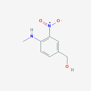 molecular formula C8H10N2O3 B1313496 [4-(Methylamino)-3-nitrophenyl]methanol CAS No. 62347-97-1