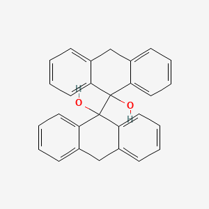 molecular formula C28H22O2 B13134971 [9,9'-Bianthracene]-9,9'(10H,10'H)-diol CAS No. 4393-30-0