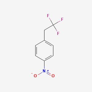 molecular formula C8H6F3NO2 B1313508 1-Nitro-4-(2,2,2-trifluoroethyl)benzene CAS No. 3764-36-1