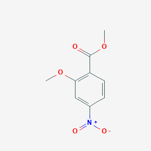 molecular formula C9H9NO5 B1313509 Methyl 2-methoxy-4-nitrobenzoate CAS No. 39106-79-1