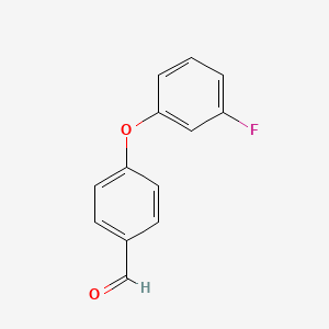 molecular formula C13H9FO2 B1313511 4-(3-Fluorophenoxy)benzaldehyde CAS No. 939758-29-9