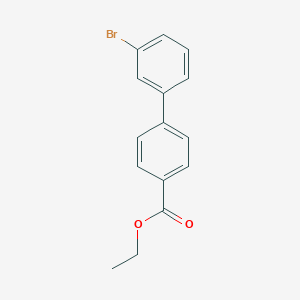 molecular formula C15H13BrO2 B13135151 Ethyl3'-bromo-[1,1'-biphenyl]-4-carboxylate 
