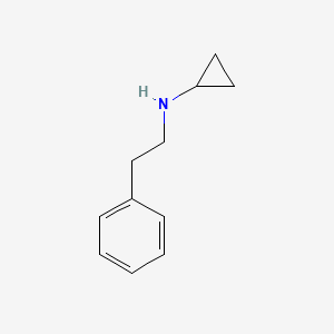 molecular formula C11H15N B1313520 N-(2-phenylethyl)cyclopropanamine CAS No. 6254-90-6
