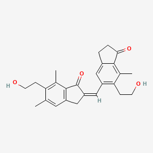 molecular formula C26H28O4 B13135206 Monachosorin A 