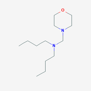 molecular formula C13H28N2O B13135299 4-Morpholinemethanamine,N,N-dibutyl- 