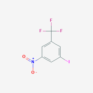 molecular formula C7H3F3INO2 B1313531 3-Nitro-5-iodobenzotrifluoride CAS No. 41253-01-4