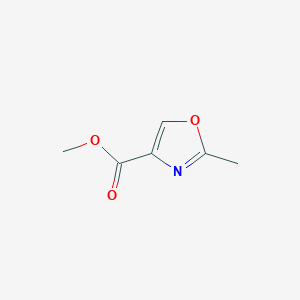molecular formula C6H7NO3 B1313532 Methyl 2-methyloxazole-4-carboxylate CAS No. 85806-67-3