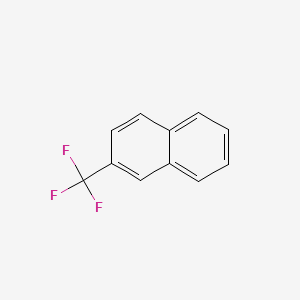 molecular formula C11H7F3 B1313535 2-(三氟甲基)萘 CAS No. 581-90-8