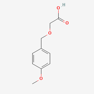 molecular formula C10H12O4 B1313536 2-((4-Methoxybenzyl)oxy)acetic acid CAS No. 88920-24-5