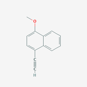 molecular formula C13H10O B1313546 1-Ethynyl-4-methoxynaphthalene CAS No. 61639-32-5