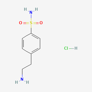 molecular formula C8H13ClN2O2S B1313552 4-(2-Aminoethyl)benzenesulfonamide hydrochloride CAS No. 6325-22-0
