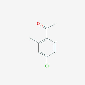 molecular formula C9H9ClO B1313566 1-(4-Chloro-2-methylphenyl)ethanone CAS No. 37074-38-7