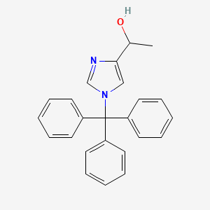 molecular formula C24H22N2O B1313567 1-(1-trityl-1H-imidazol-4-yl)ethanol CAS No. 62256-50-2