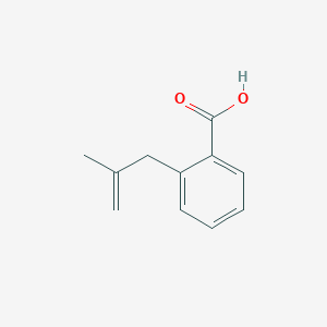 molecular formula C11H12O2 B1313570 2-(2-Methyl-2-propenyl)benzoic acid CAS No. 61436-89-3