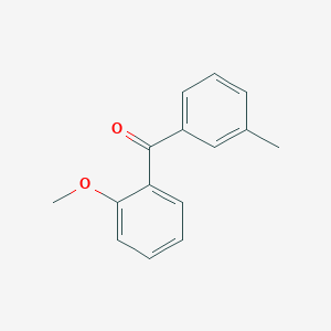 molecular formula C15H14O2 B1313572 2-Methoxy-3'-methylbenzophenone CAS No. 33785-70-5