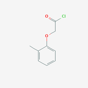 molecular formula C9H9ClO2 B1313577 (2-Methylphenoxy)acetyl chloride CAS No. 15516-43-5