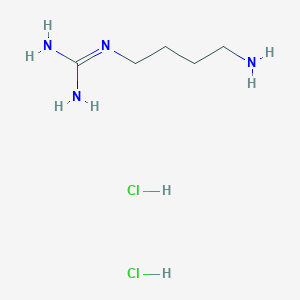 molecular formula C5H16Cl2N4 B1313588 Agmatine dihydrochloride CAS No. 334-18-9