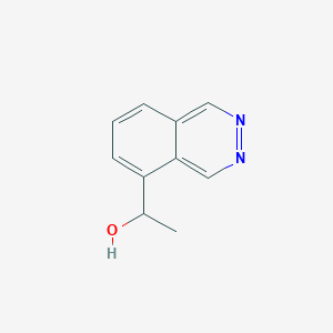 molecular formula C10H10N2O B13135896 1-(Phthalazin-5-yl)ethanol 