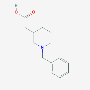 molecular formula C14H19NO2 B1313598 2-(1-Benzyl-3-piperidinyl)acetic acid CAS No. 64995-90-0