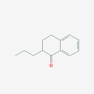 molecular formula C13H16O B1313602 2-Propyl-1,2,3,4-tetrahydronaphthalen-1-one CAS No. 50417-78-2